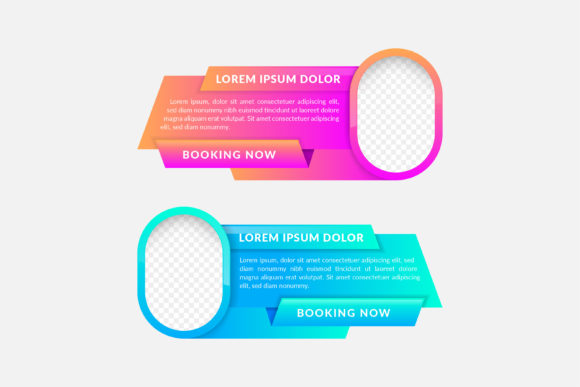 Element Design Banner Infographic for Graphics and Web Elements