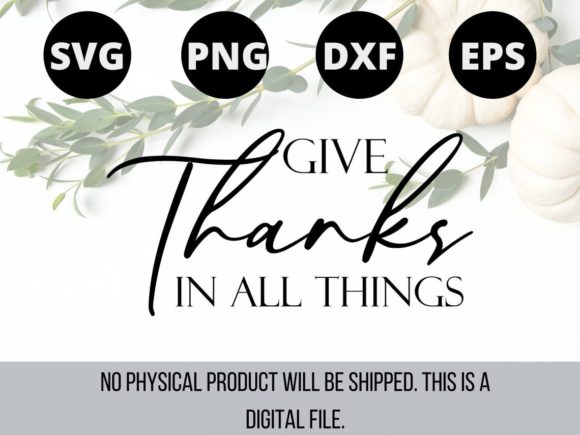 Give Thanks in All Things Graphics for Web Elements