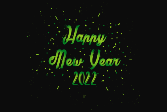 New Year Calligraphy Lettering Tshirt for Web Elements and Graphics