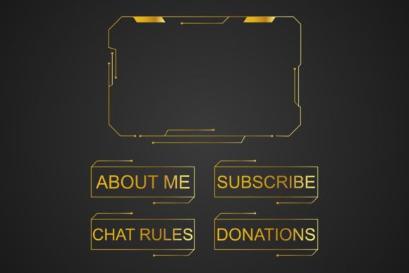 Overlay Panel Vector Design for Web Elements and Graphics