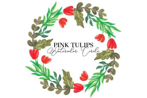 Pink Tulips Watercolor Circle Embroidery Review