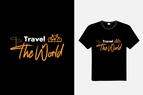 Travel Adventure T-shirt Design: A Graphic Asset for Web Elements