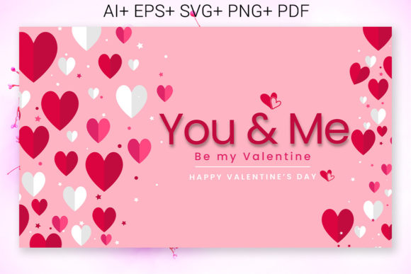Valentine and Love Banner Set for Cricut and Handmade Projects